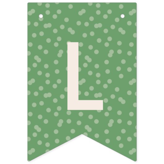 Bruin kerstkoekjesdecorcerende feestbanner vlaggetjes (Tweede vlag)