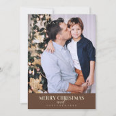 Bruin kerstmis Modern geavanceerde fotoserie (Voorkant)