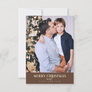 Bruin kerstmis Modern geavanceerde fotoserie