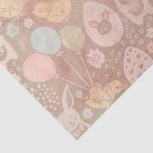 bruin kleurrijk Pasen Tissuepapier (Detail)