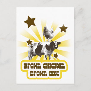 Bruin Koe 2 Briefkaart