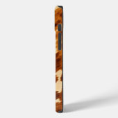 Bruin Koeienhuid Case-Mate iPhone Case (Achterkant / Links)