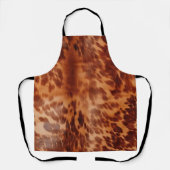 Bruin Koeienhuid Dierenprint Schort (Voorkant)