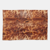 Bruin Koeienhuid Dierenprint Theedoek (Horizontaal)
