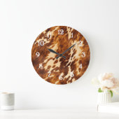 Bruin Koeienhuid Grote Klok (Huis)