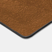 Bruin Koeienhuid leder textuur Bureaumat (Hoek)