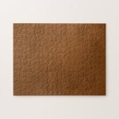 Bruin Koeienhuid leder textuur Legpuzzel (Horizontaal)