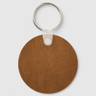 Bruin Koeienhuid leder textuur Sleutelhanger