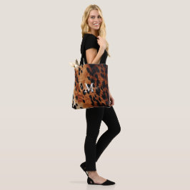Bruin Koeienhuid Monogram Tote Bag