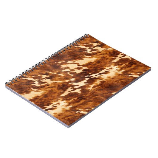 Bruin Koeienhuid Notitieboek (Linkerzijde)