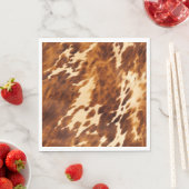 Bruin Koeienhuid Servet (Insitu)