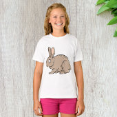 Bruin Konijn Meisjes T-shirt