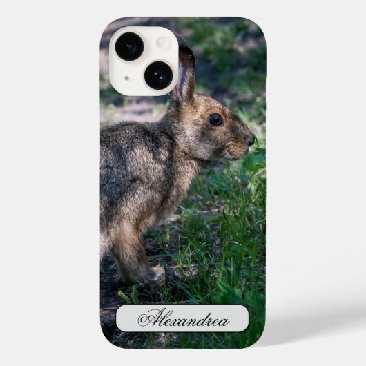 Bruin Konijn, Rust in Natuur Case-Mate iPhone Case (Achterkant)