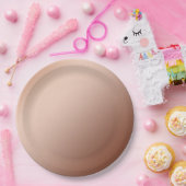 Bruin Koper Infusiegradiënt, Bruiloft Borden Papieren Bordje (Feest)