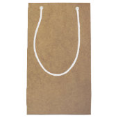 Bruin Kraft-document Stijl Klein Cadeauzakje (Voorkant)