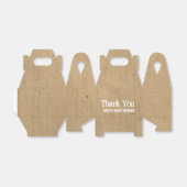 bruin kraft papier partij gunst dozen bedankdoosjes (Uitgevouwen)