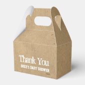 bruin kraft papier partij gunst dozen bedankdoosjes (Voorkant Zijde)