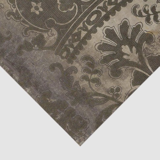 bruin kroonmotief rustieke decoupage tissuepapier (Detail)