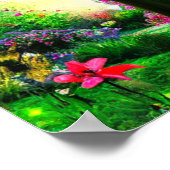 Bruin kruis in een Poster van de Bloem (Hoek)