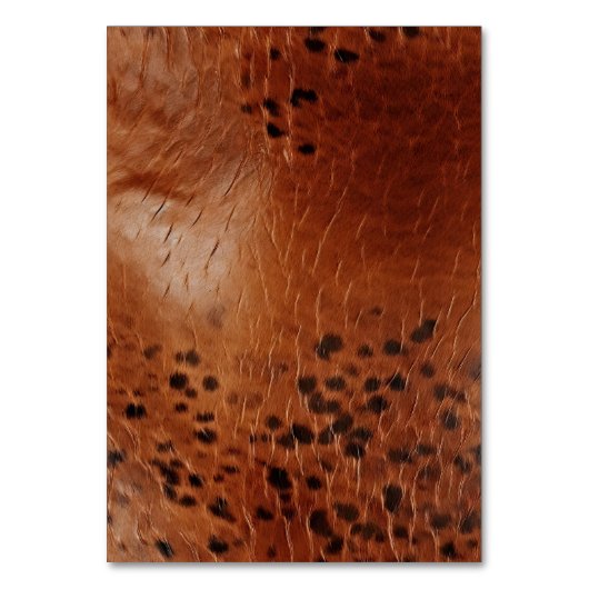 Bruin kunstleder kaart (Achterkant)