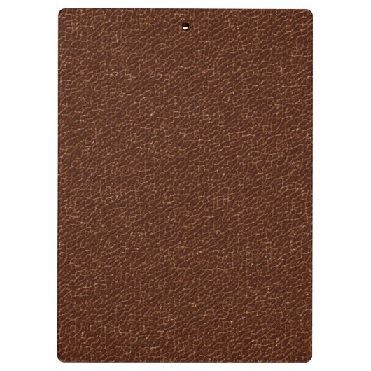  bruin kunstleder klembord (Achterkant)
