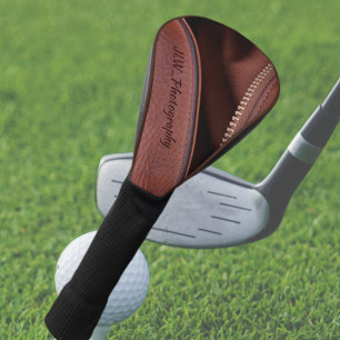 Bruin kunstleder Stijlvol Golfheadcover