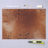 Bruin kunstleder tissuepapier (Craft)