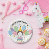 Bruin Labradoodle Dog Verjaardagsfeestje Papieren  Papieren Bordje (Feest)