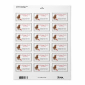 Bruin Labradoodle Toys Home Return Label (Full Sheet)