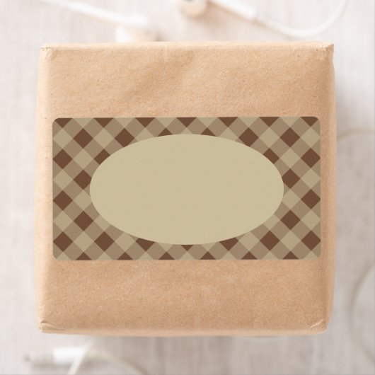 Bruin Land Gingham Labels (Insitu)