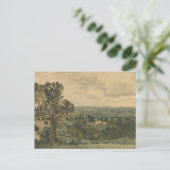  bruin landschap natuur schilderachtig briefkaart (Staand voorkant)