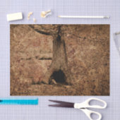 bruin landschap Roestboomstructuur Tissuepapier (Craft)