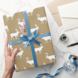 Bruin landstaal, elastisch verpakkingspapier cadeaupapier