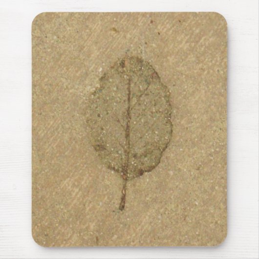 Bruin Leaf fossiel Muismat (Voorkant)