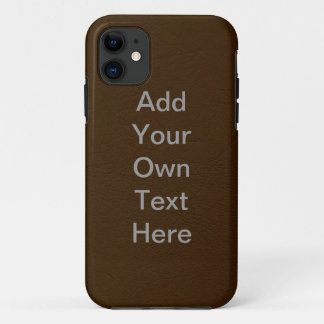 bruin leder aanpassen Case-Mate iPhone case