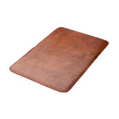 Bruin leder badmat (Gekanteld)