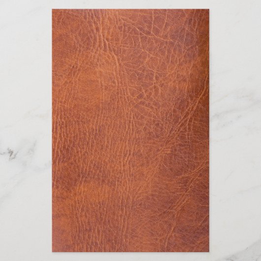 Bruin leder briefpapier (Voorkant)