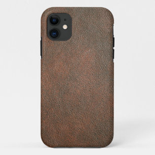 Bruin leder iPhone 11 hoesje
