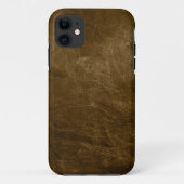 Bruin leder Case-Mate iPhone case (Achterkant)