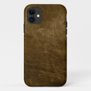 Bruin leder Case-Mate iPhone case