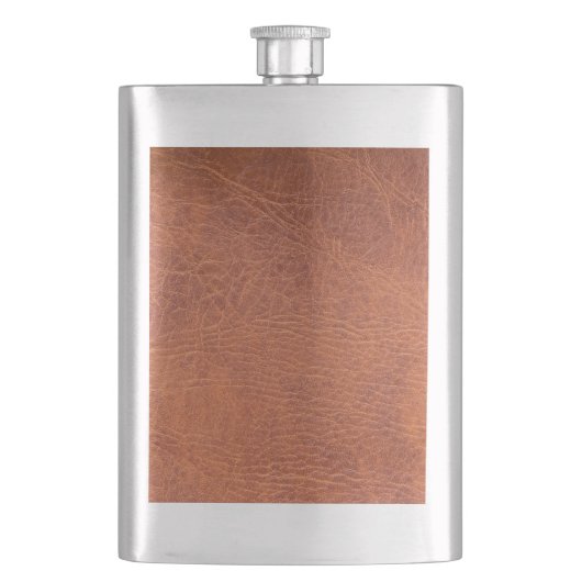 Bruin leder flacon (Voorkant)