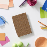 Bruin leder Geometrisch patroon GR3 iPad Mini Cover<br><div class="desc">Koel  bruine lederen textuur print een geometrisch patroon met reliëfdruk.</div>