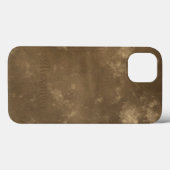Bruin  leder Kijk uit Case-Mate iPhone Case (Achterkant (horizontaal))