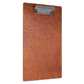 Bruin leder klembord (Rechts)