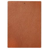 Bruin leder klembord (Achterkant)