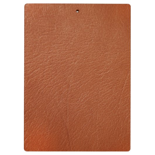 Bruin leder klembord (Achterkant)