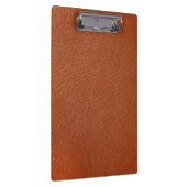 Bruin leder klembord (Rechts)