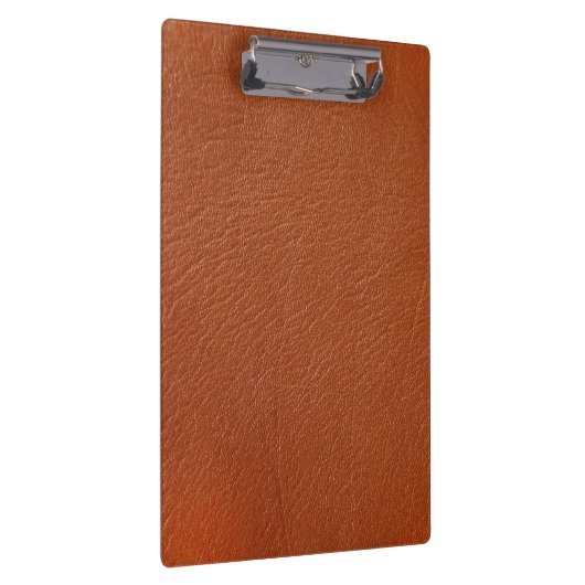 Bruin leder klembord (Rechts)