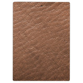 Bruin leder klembord (Achterkant)