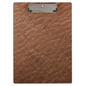Bruin leder klembord (Voorkant)